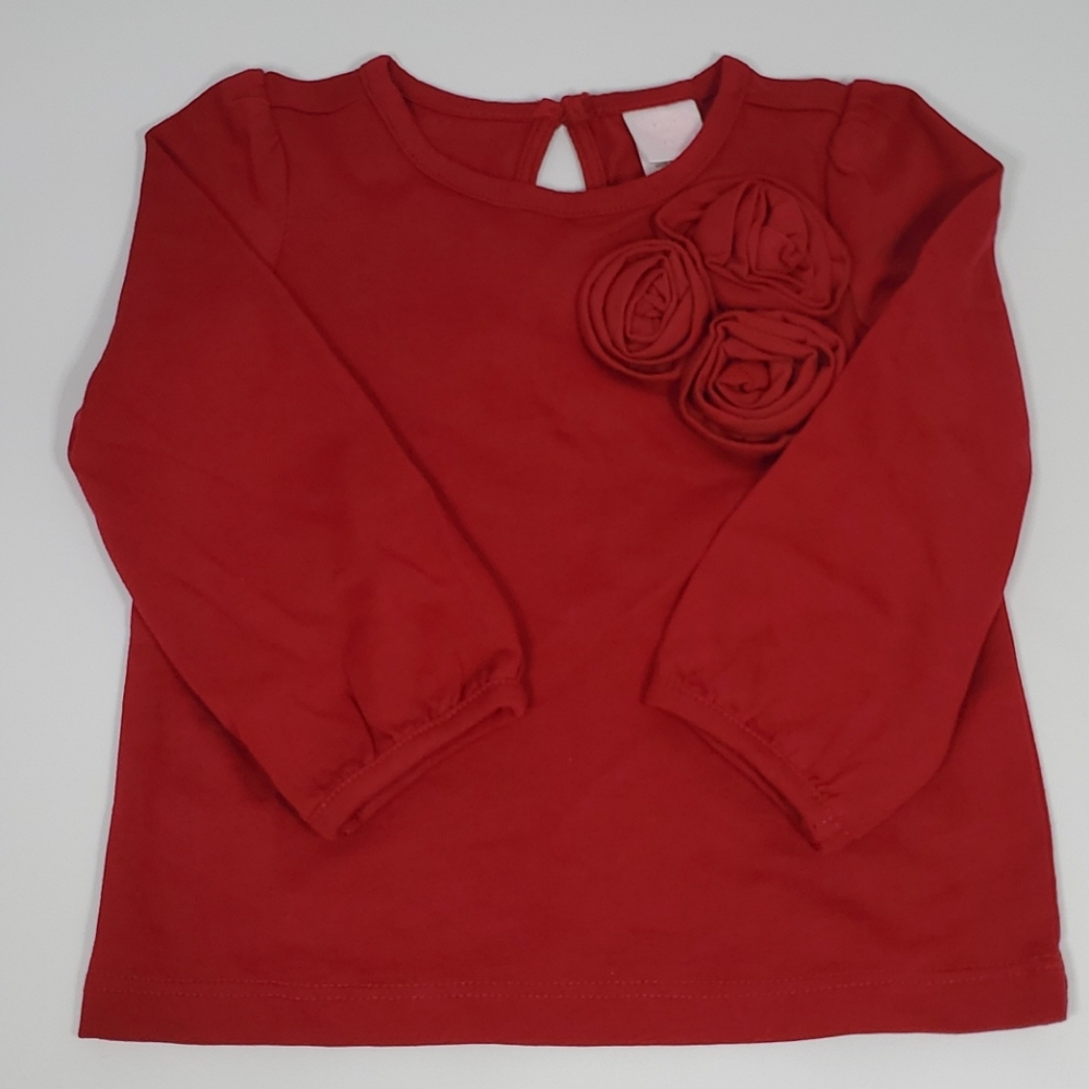 Janie and Jack Red Blouse